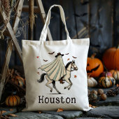 Custom Cowboy Cowgirl Ghost Trick oder Treat Candy Tragetasche