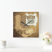 Custom Cowboy Rodeo Wall Uhr (Zuhause)