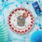 Custom Cowgirl 3rd Happy Birthday Paper Teller (Party)