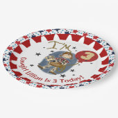 Custom Cowgirl 3rd Happy Birthday Paper Teller (Schrägansicht)