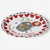 Custom Cowgirl 4th Happy Birthday Paper Teller (Schrägansicht)