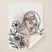 Custom Cozy Sherpa Blanket Sherpadecke (Vorderseite)