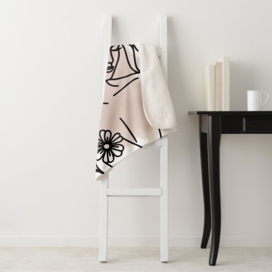 Custom Cozy Sherpa Blanket Sherpadecke (Beispiel)