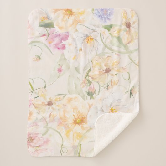 Custom Cozy Sherpa Blanket Sherpadecke (Vorderseite)