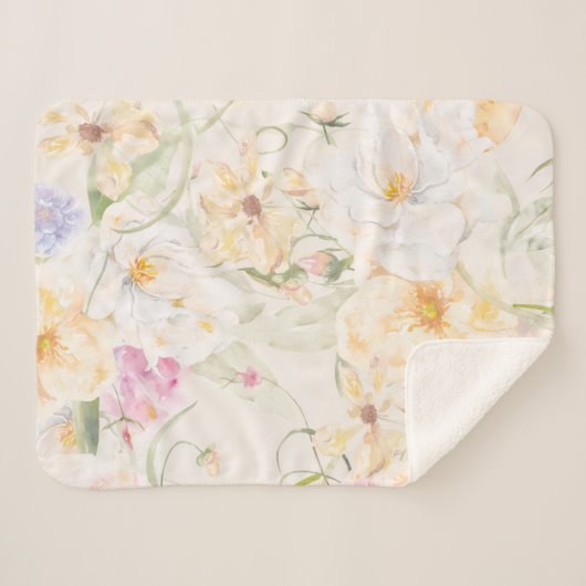 Custom Cozy Sherpa Blanket Sherpadecke (Vorderseite (Horizontal))