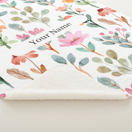 Custom Cozy Sherpa Blanket Sherpadecke (3/4)