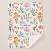 Custom Cozy Sherpa Blanket Sherpadecke (Vorderseite)