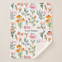 Custom Cozy Sherpa Blanket