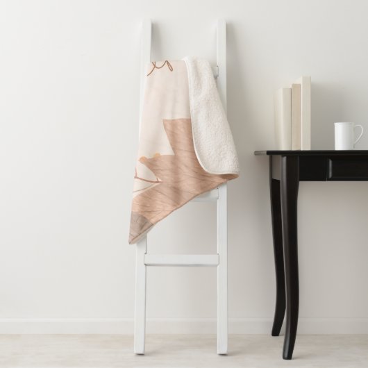 Custom Cozy Sherpa Blanket Sherpadecke (Beispiel)