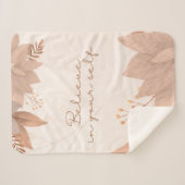 Custom Cozy Sherpa Blanket Sherpadecke (Vorderseite (Horizontal))