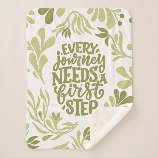 Custom Cozy Sherpa Blanket Sherpadecke (Vorderseite)