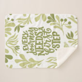 Custom Cozy Sherpa Blanket Sherpadecke (Vorderseite (Horizontal))