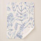 Custom Cozy Sherpa Blanket Sherpadecke (Vorderseite)