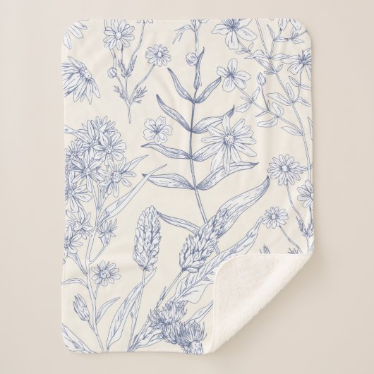 Custom Cozy Sherpa Blanket Sherpadecke (Vorderseite)