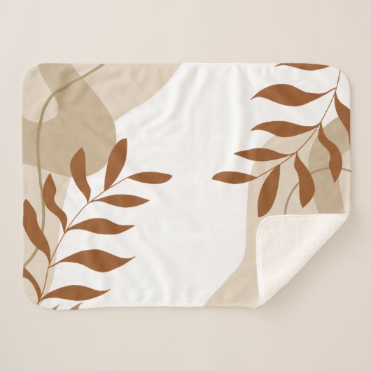 Custom Cozy Sherpa Blanket Sherpadecke (Vorderseite (Horizontal))