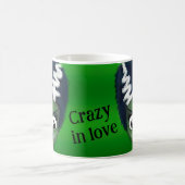 Custom Crazy in Liebe Bride Frankensteins Tasse (Mittel)