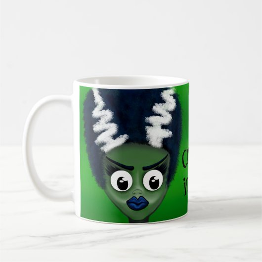 Custom Crazy in Liebe Bride Frankensteins Tasse (Links)