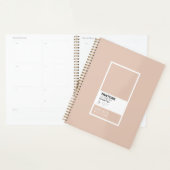 Custom Cream Tan Notebook | Personalisierte Soft B Planer (Anzeige)