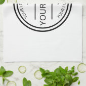 Custom Create Your Own Design Housewarming Gift Geschirrtuch (Gefaltet)