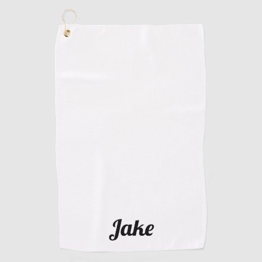 Custom Create Your Own Golf Golfhandtuch (Vorderseite)