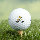 Custom Create Your Own Golf Theme Monogrammed Ball (Insitu T-Shirt)