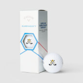 Custom Create Your Own Golf Theme Monogrammed Ball (Verpackung)