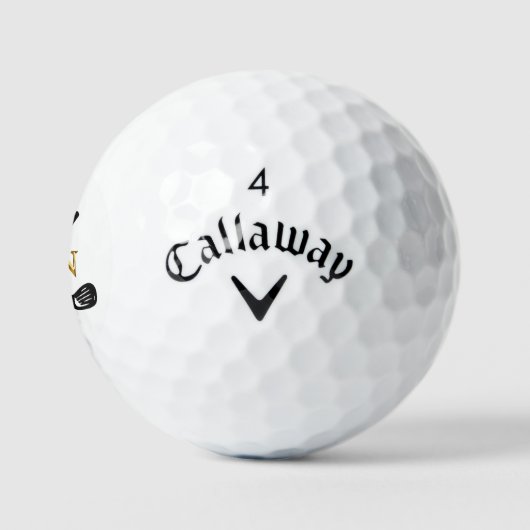 Custom Create Your Own Golf Theme Monogrammed Ball (Logo)