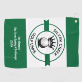 Custom Create Your Own Golf Tournament Golfhandtuch (Horizontal)