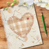 Custom Creative Scrapbook Kraft Papier Herz Notizblock