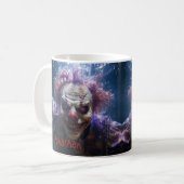 Custom Creepy Clown Horror Halloween Kaffeetasse (Vorderseite Links)
