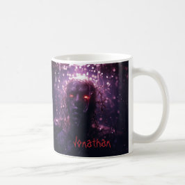Custom Creepy Zombie Horror Lila Halloween Kaffeetasse