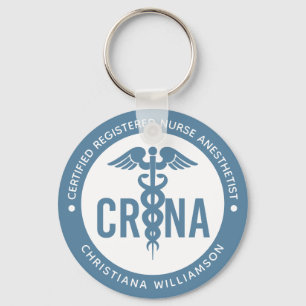 Custom CRNA Certified Registered Nurse Anesthetist Schlüsselanhänger