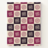 Custom Crochet Granny Square Muster Notizblock (Rückseite)