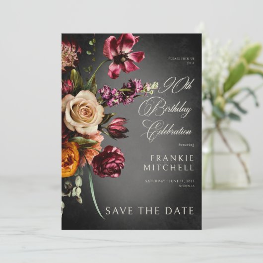 CUSTOM - Crockett Einladung (Stehend Vorderseite)