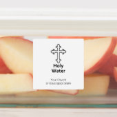 Custom Cross Heiliges Wasser Etiketten (Befestigt)
