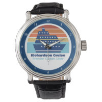 Custom Cruise Ship Ocean Liner Sunset Captain