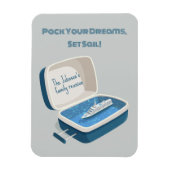 Custom Cruise Ship Stateroom Door Magnet (Vertikal)