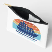 Custom Cruise Ship Sunset Vacation Zubehörtasche (Offen)