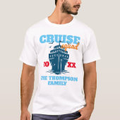 Custom Cruise Squad 2024 Personalisiert Funny Grou T-Shirt (Vorderseite)