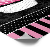 CUSTOM Cupcake Bakery Business Poster (Ecke)