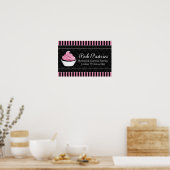 CUSTOM Cupcake Bakery Business Poster (Küche)
