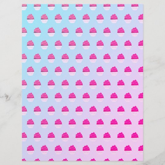 Custom Cupcakes and Cakes Tear Offs Flyer Template (Hinten)