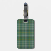 Custom Currie Tartan Karierte Gepäckmarke Gepäckanhänger (Rückseite vertikal)