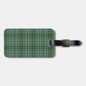 Custom Currie Tartan Karierte Gepäckmarke Gepäckanhänger (Rückseite horizontal)