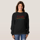 Custom Cursillo Decolores with Diocese & Region  Sweatshirt (Vorne ganz)