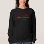 Custom Cursillo Decolores with Diocese & Region  Sweatshirt (Vorderseite)