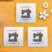 Custom cut and sew machine | sew in on label ripsband