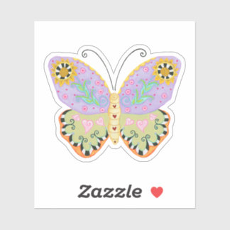 Custom Cut Butterfly Sticker #2