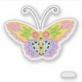 Custom Cut Butterfly Sticker #3 (Vorderseite)