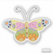 Custom Cut Butterfly Sticker #5 (Vorderseite)